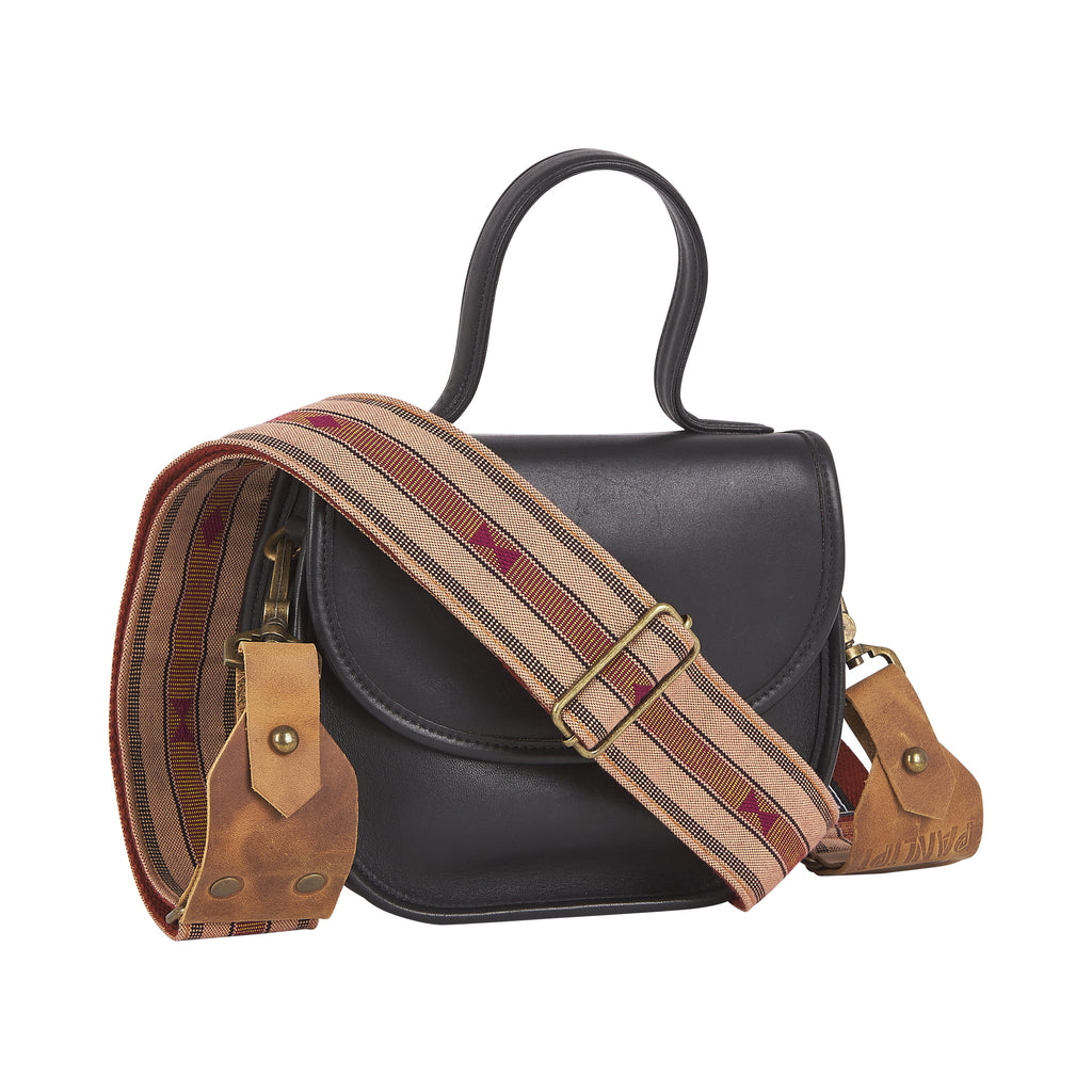 Handmade Panlipi Strap Sagada Loom Weave Mocha Brown SagBag01 Bag Strap