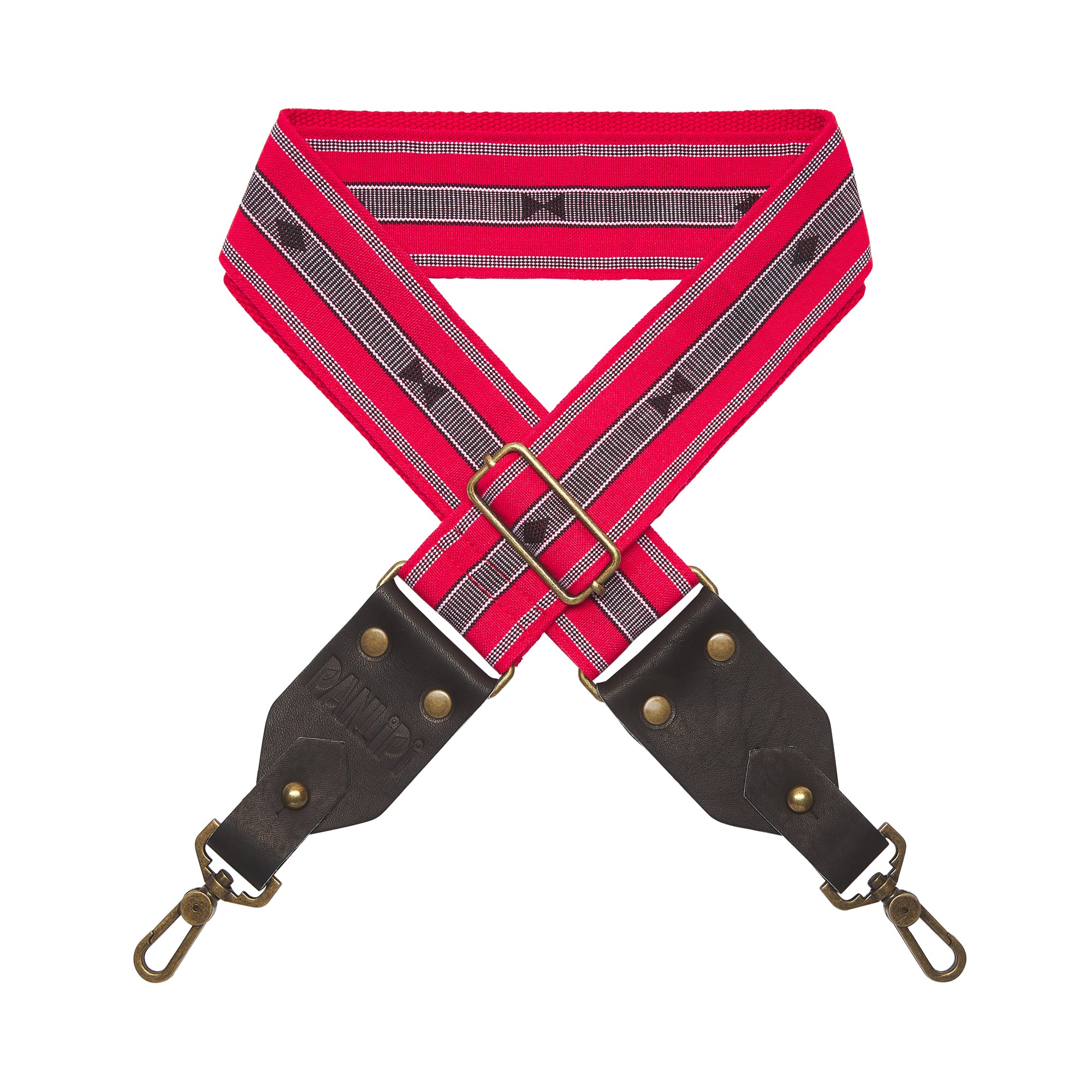 Handmade Panlipi Sagada Loom Weave Audrey SagBag12 Red Bag Strap