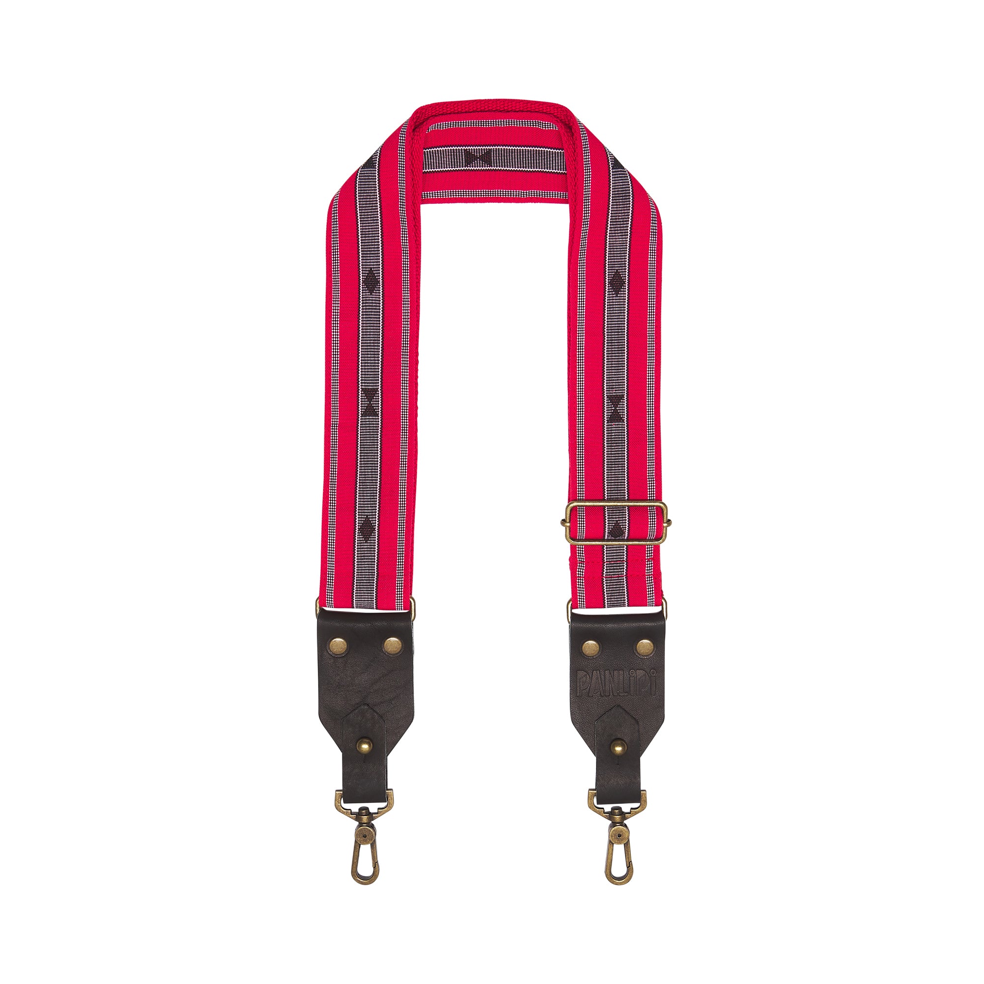 Handmade Panlipi Sagada Loom Weave Audrey SagBag12 Red Bag Strap