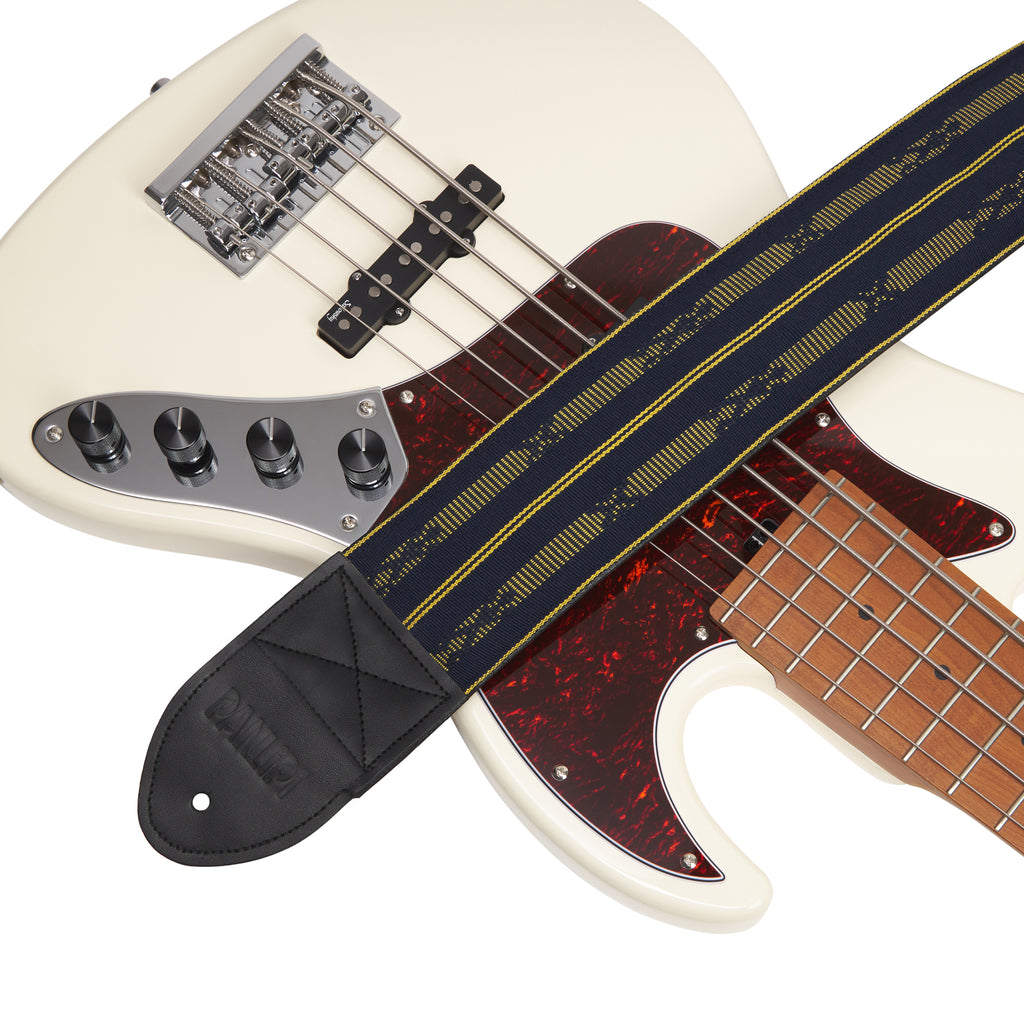 Handmade Panlipi Padded Bass Strap Loom Weave Tagtago-Kalasag 3 Inches wide BassBagu01