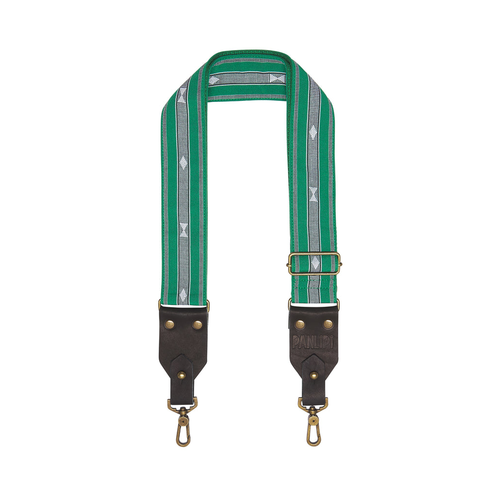 Handmade Panlipi Sagada Loom Weave Green SagBag04 Bag Strap