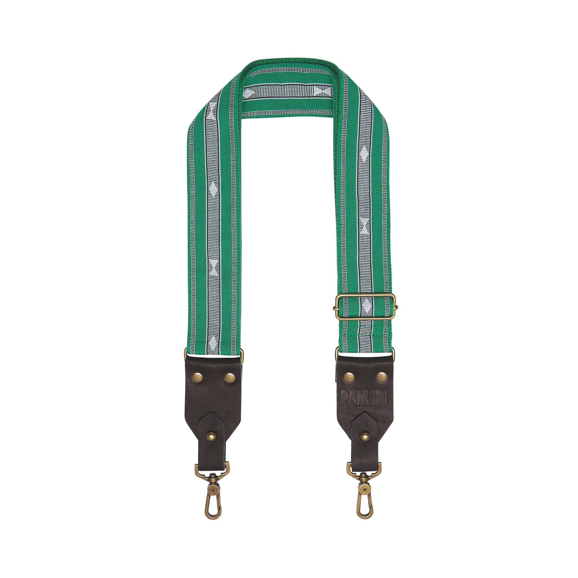 Handmade Panlipi Sagada Loom Weave Green SagBag04 Bag Strap