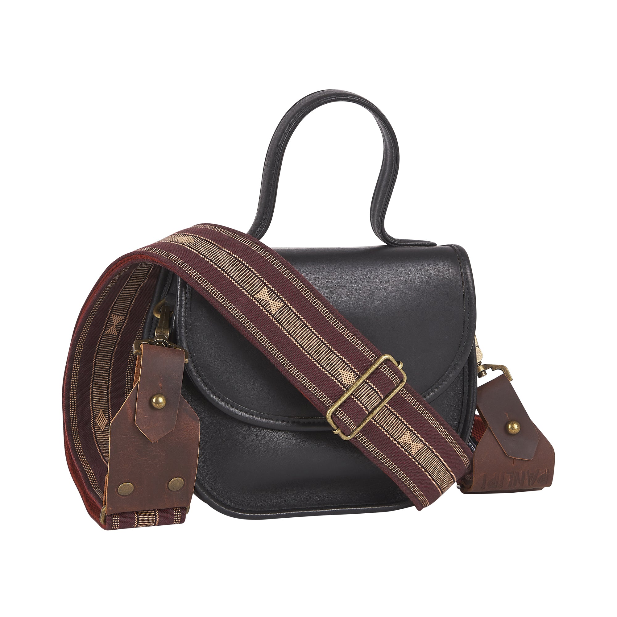 Handmade Panlipi Sagada Loom Weave Audrey Choco Beige SagBag05 Bag Strap