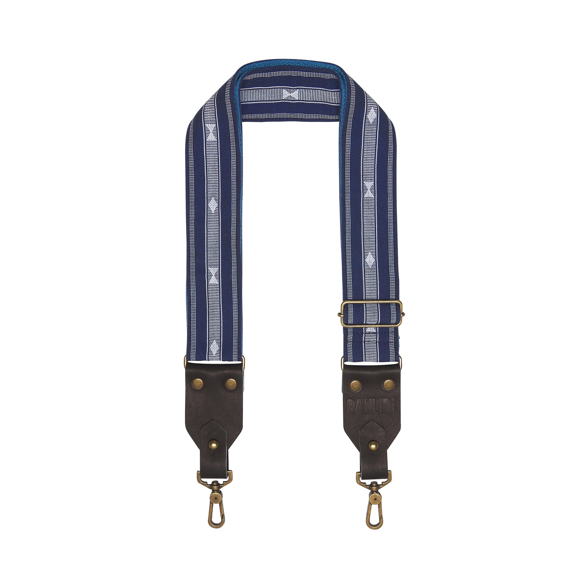 Handmade Panlipi Sagada Loom Weave Navy SagBag07 Bag Strap