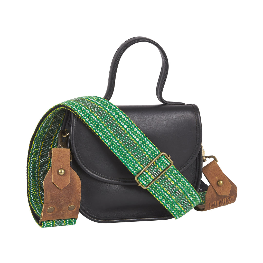 Handmade Panlipi Strap Kalinga Loom Weave Lilaktob Green KalBag29 Bag Strap