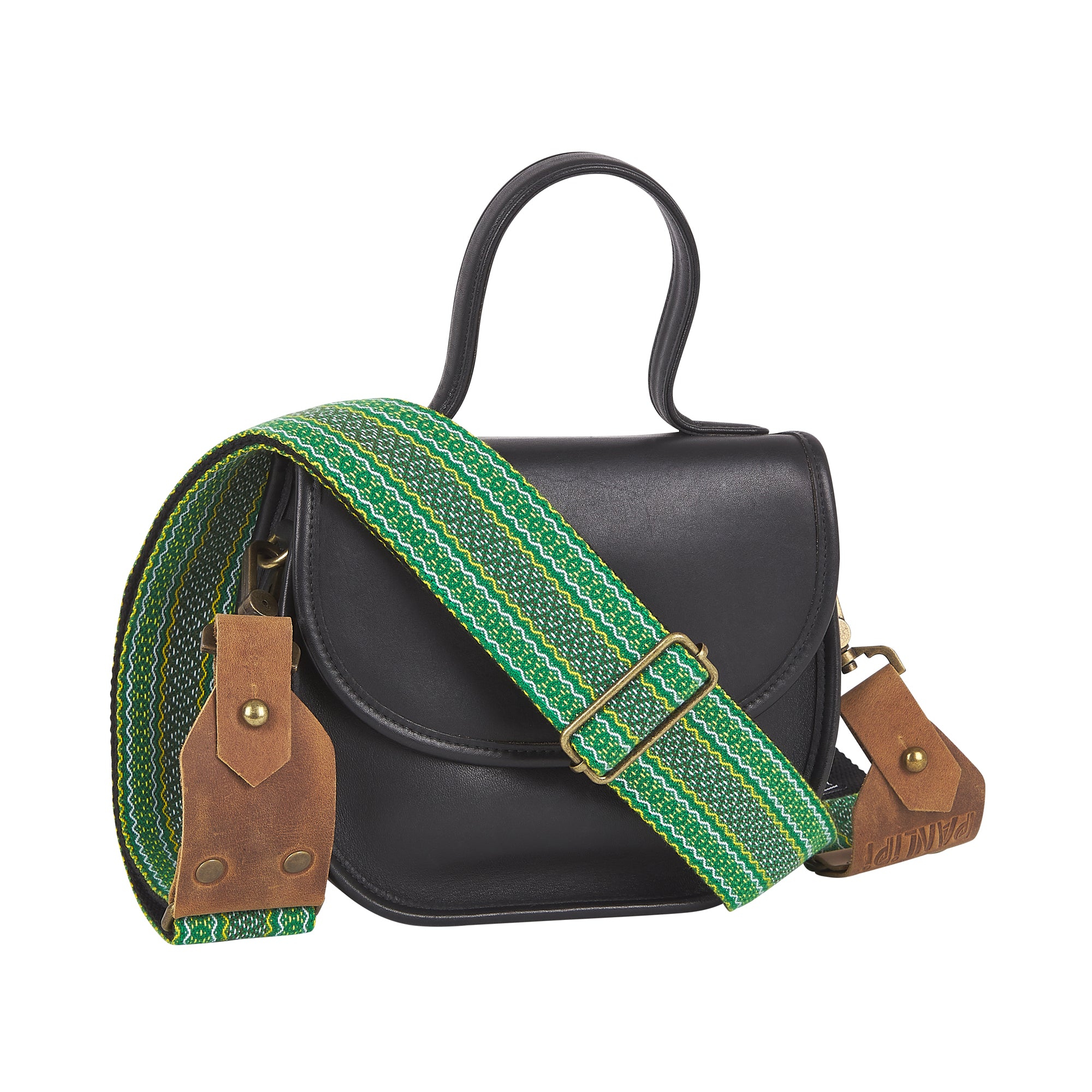 Handmade Panlipi Strap Kalinga Loom Weave Lilaktob Green KalBag29 Bag Strap