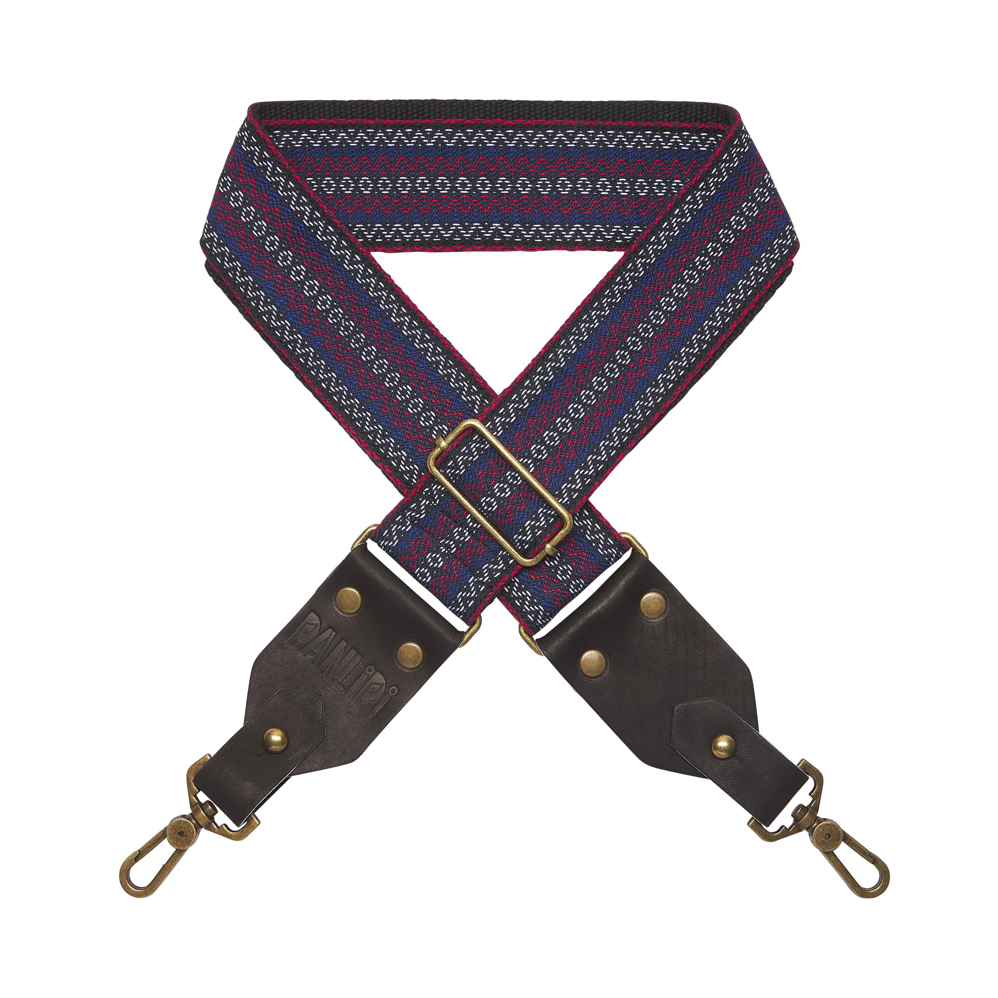 Handmade Panlipi Strap Kalinga Loom Weave Lilaktob Blue KalBag30 Bag Strap