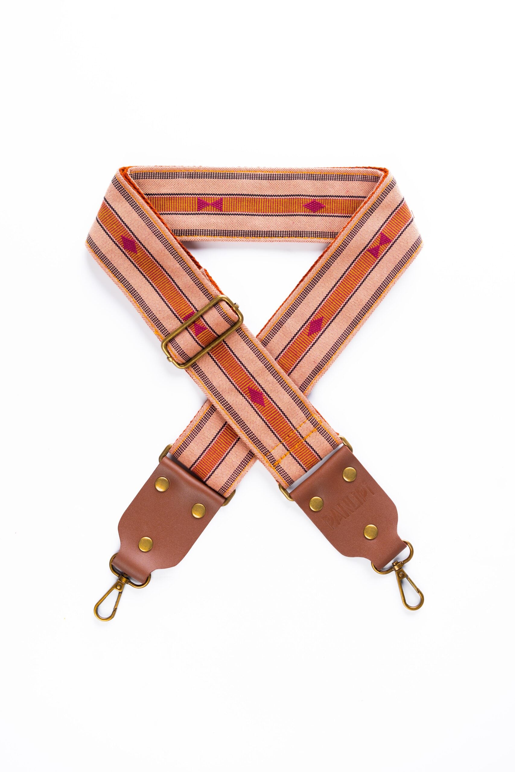 Handmade Panlipi Strap Loom Weave Mocha Brown SagCam11 Camera Strap