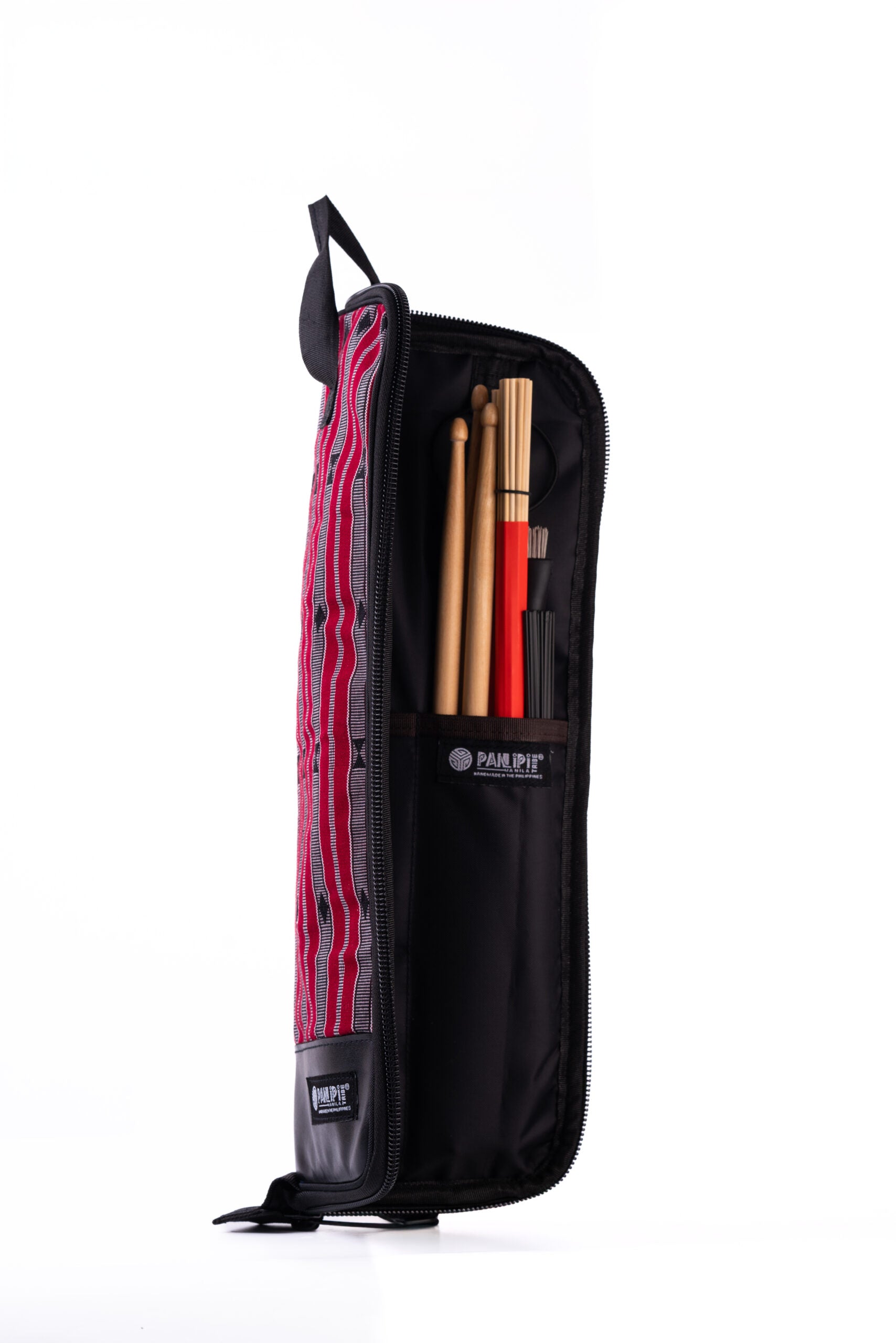 Handmade Panlipi Bag Loom Weave Audrey Maroon SagDs01 Drumstick Bag