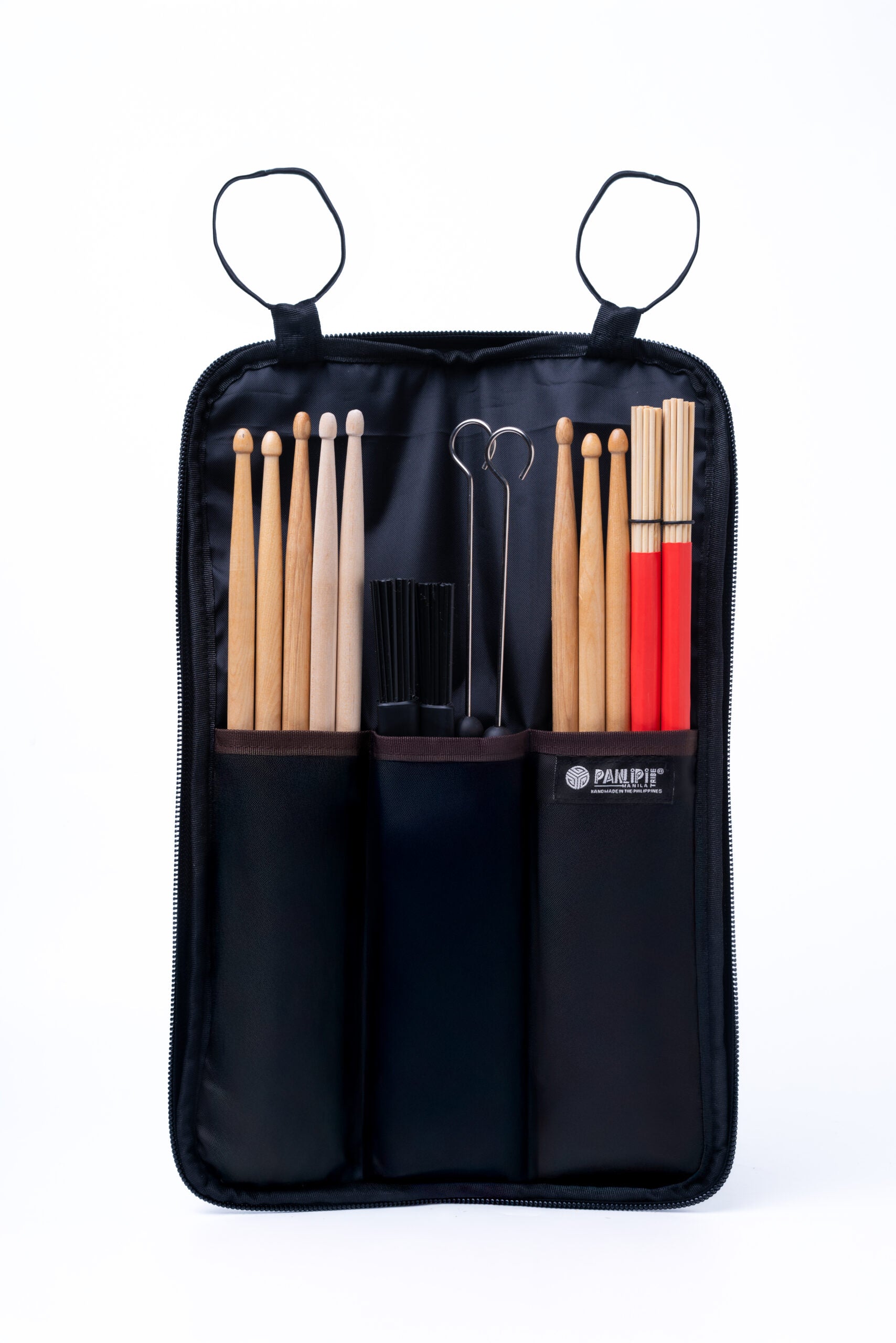 Handmade Panlipi ag Loom Weave Navy Blue SagDs08 Drumstick Bag