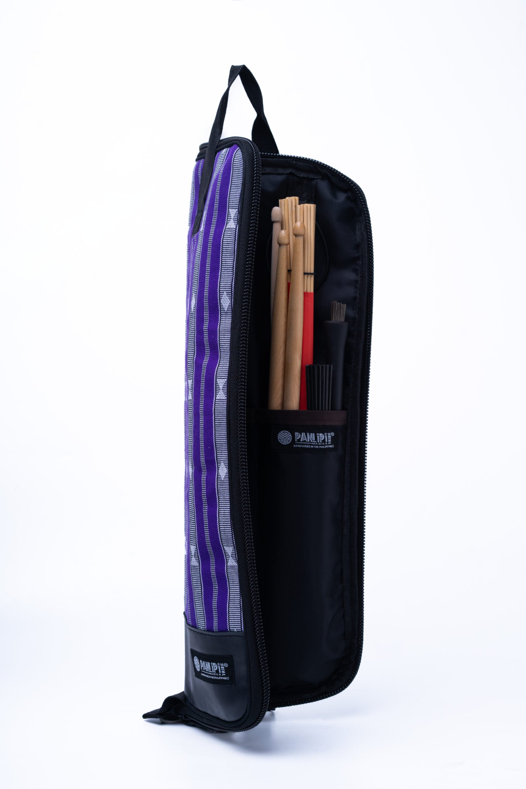 Handmade Panlipi Bag Loom Weave Purple SagDs09 Drumstick Bag