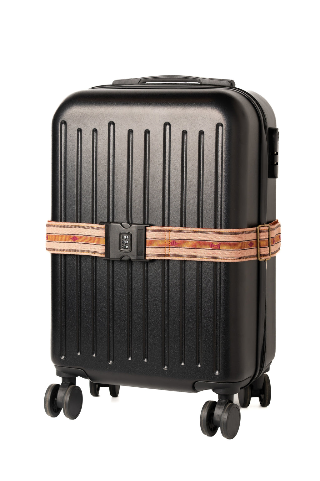 Handmade Panlipi Loom Weave Sagada Audrey Mocha Brown LugSag06 Luggage Strap