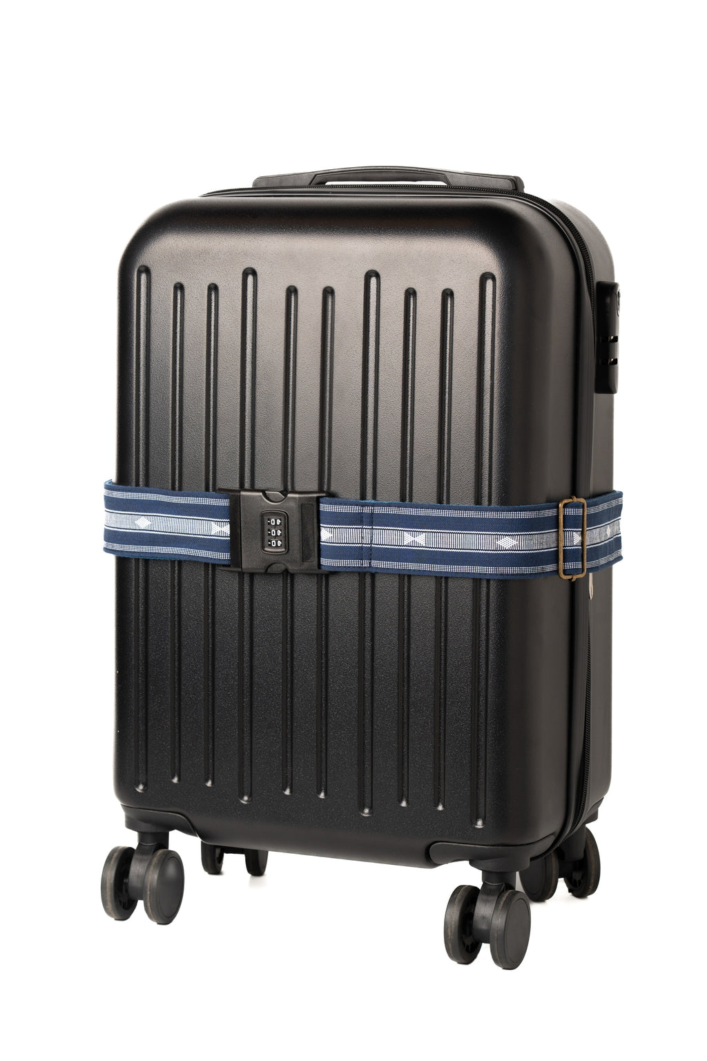 Handmade Panlipi Loom Weave Sagada Audrey Navy Blue LugSag05 Luggage Strap