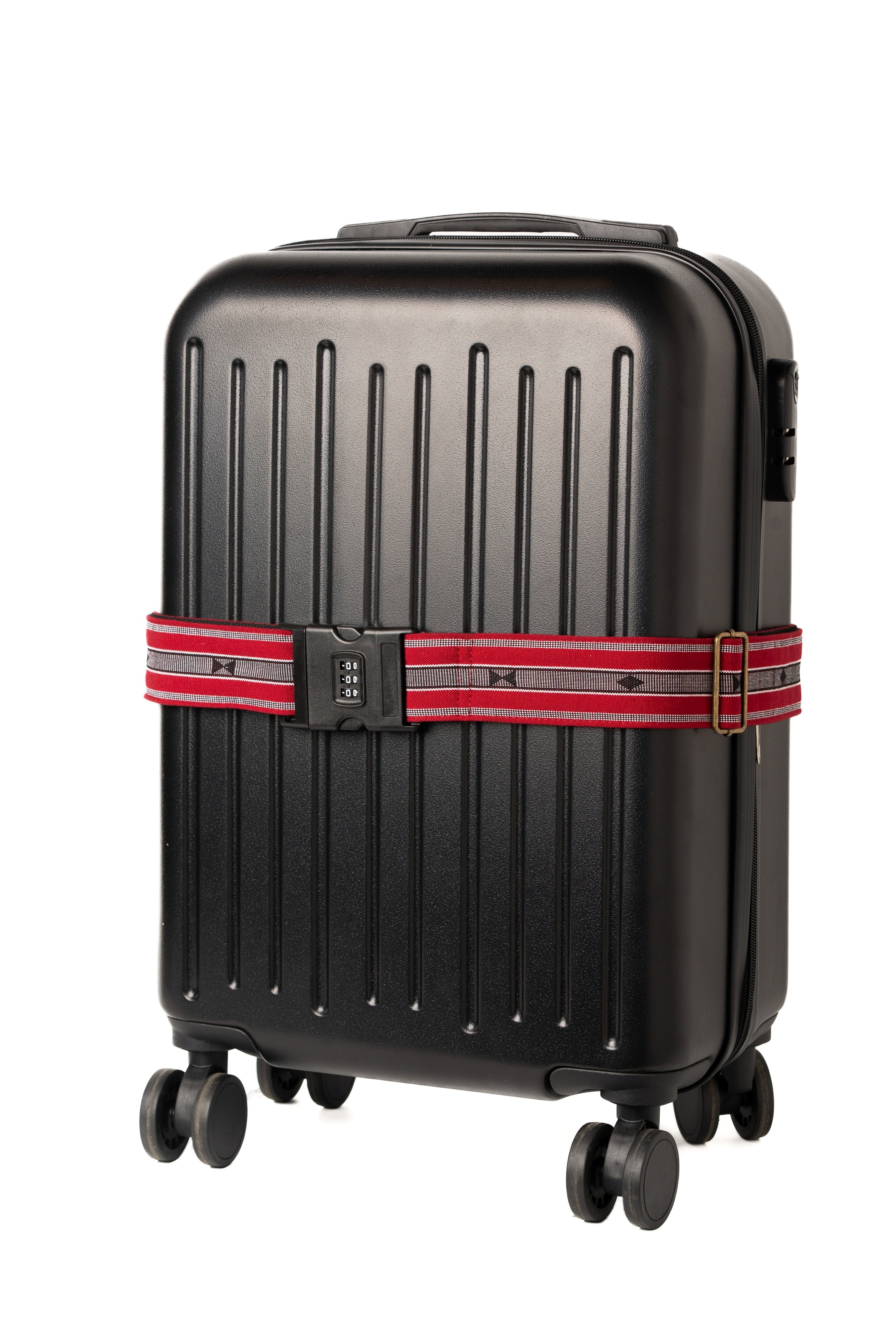 Handmade Panlipi Loom Weave Sagada Audrey Maroon LugSag02 Luggage Strap