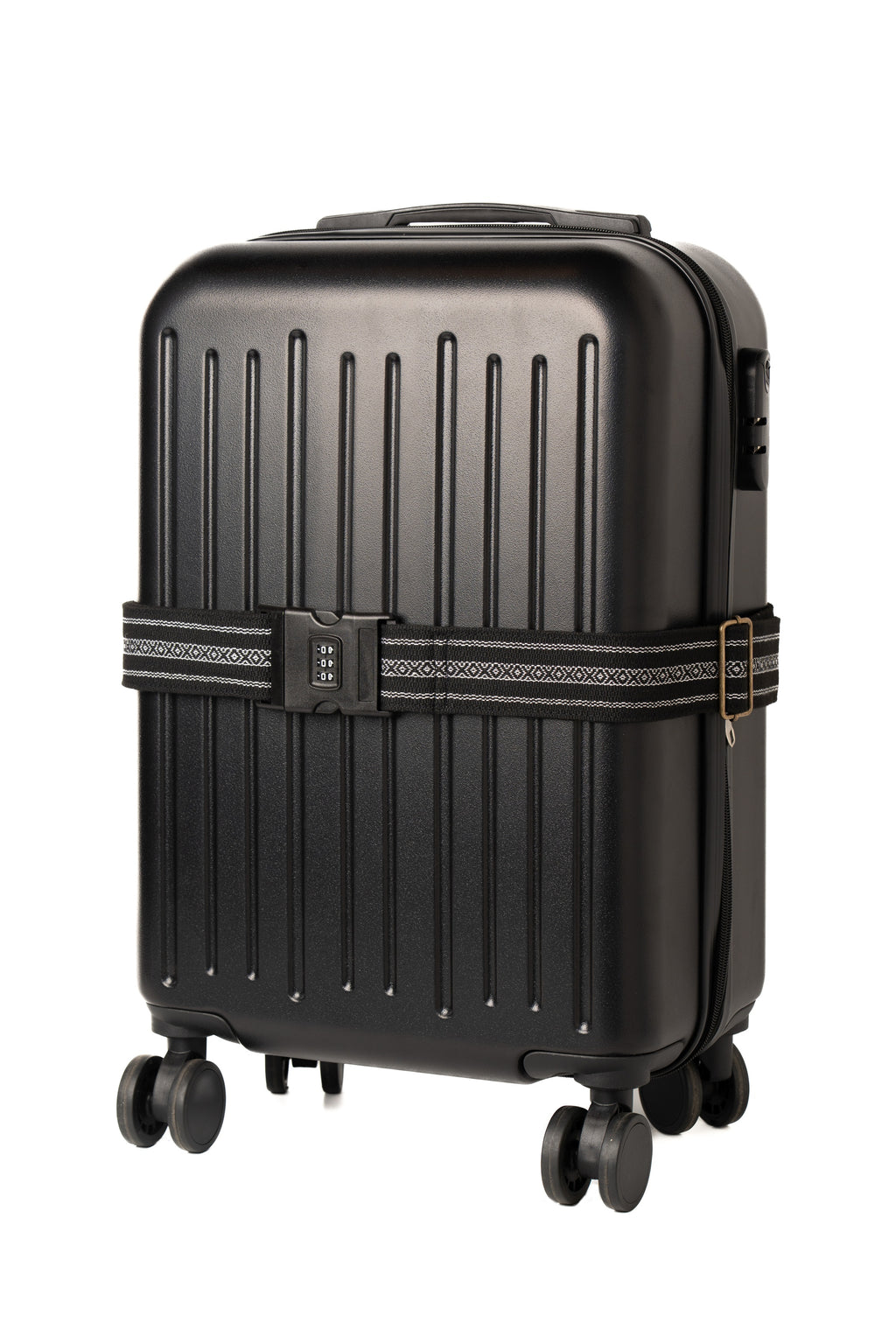 Handmade Panlipi Loom Weave Kalinga Lilaktob Black & White Eye LugKal06 Luggage Strap