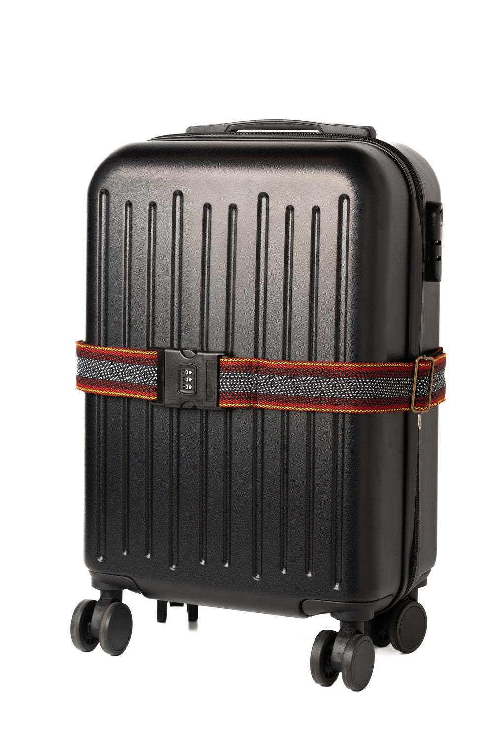 Handmade Panlipi Loom Weave Kalinga Lilaktob Red, White & Yellow LugKal07 Luggage Strap