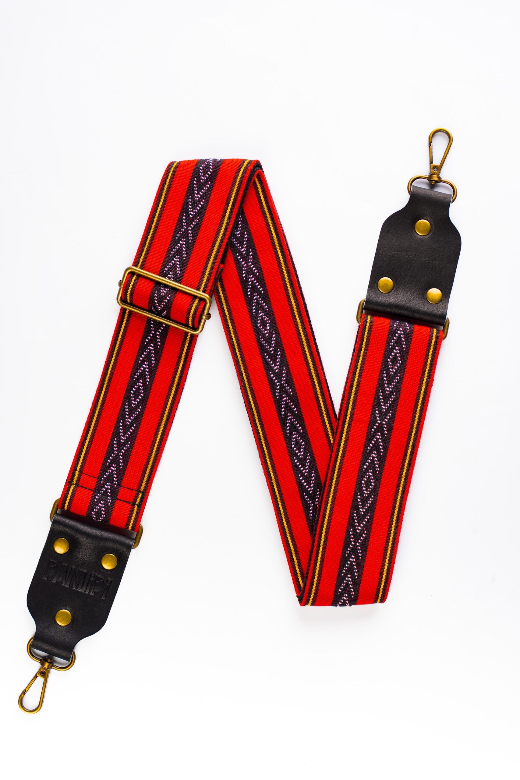 Handmade Panlipi Strap Loom Weave Cuabao Red BaguCam03 Camera Strap