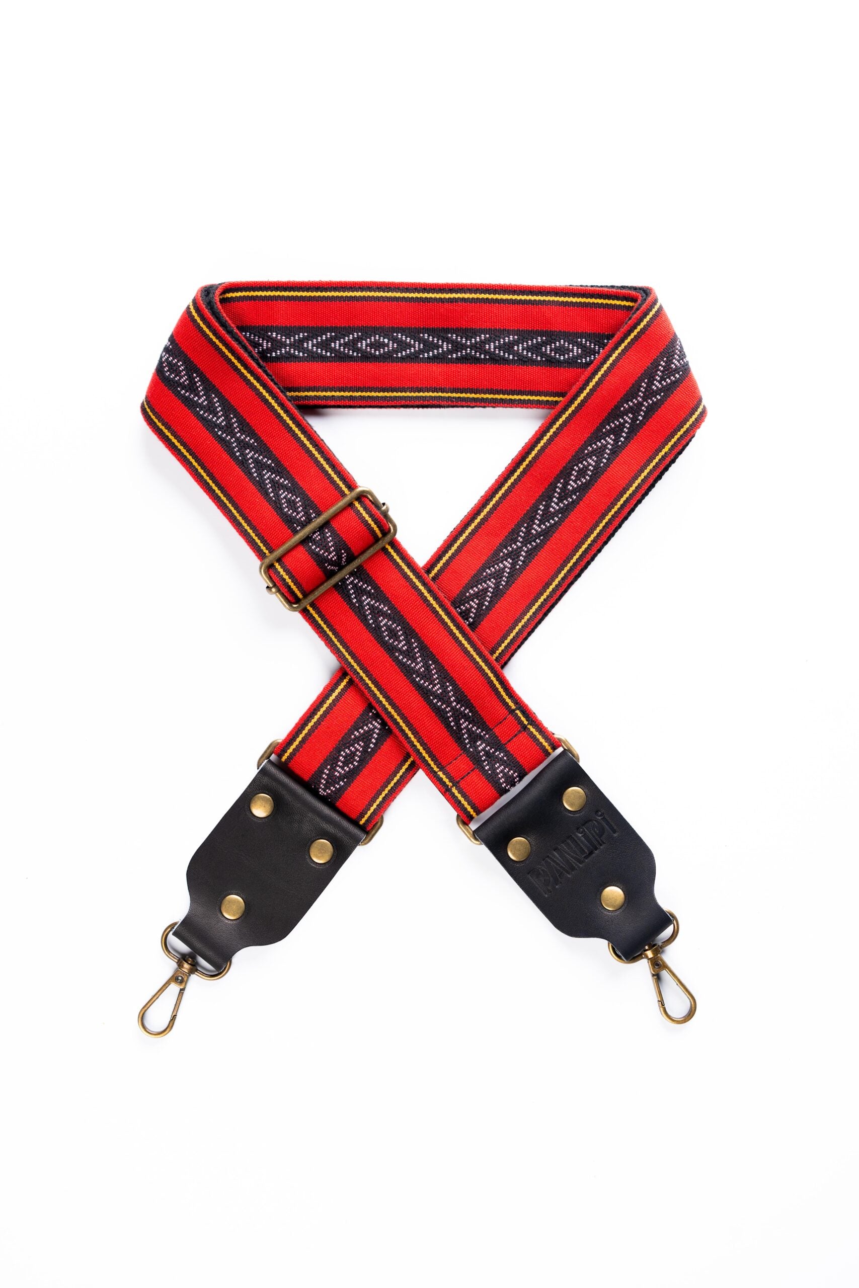 Handmade Panlipi Strap Loom Weave Cuabao Red BaguCam03 Camera Strap