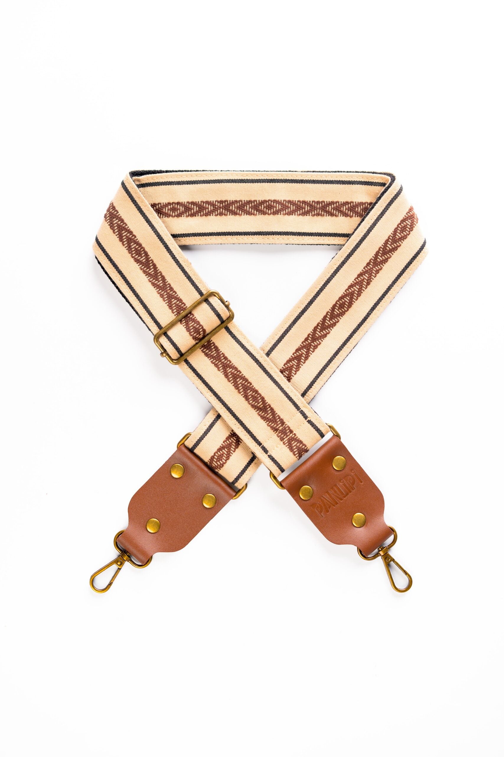 Handmade Panlipi Strap Loom Weave Cuabao Cream BaguCam05 Camera Strap