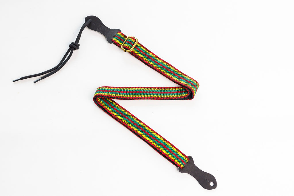 Handmade Panlipi Loom Weave Lilaktob Kalum01 Ukulele or Mandolin Strap