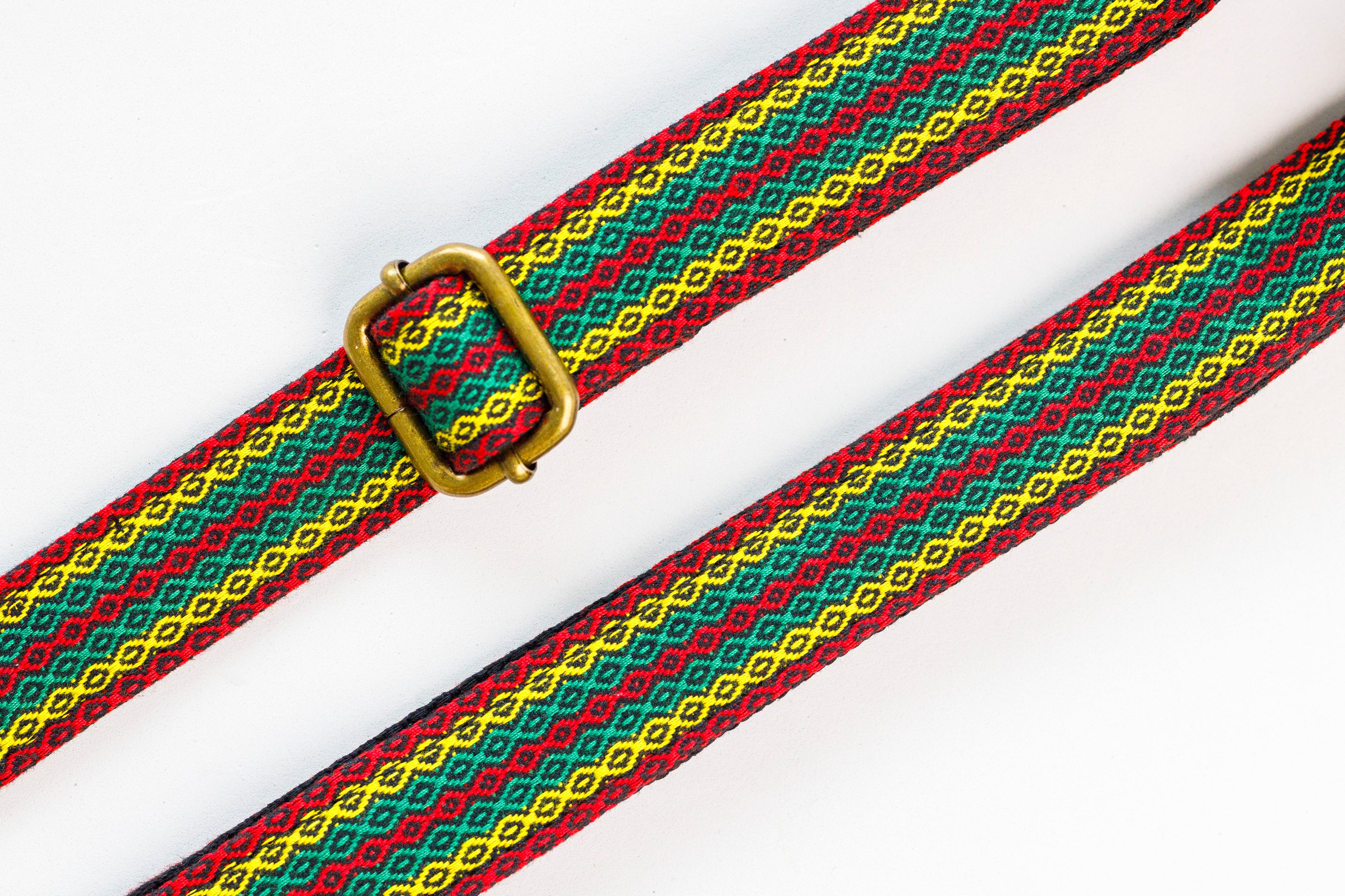 Handmade Panlipi Loom Weave Lilaktob Kalum01 Ukulele or Mandolin Strap