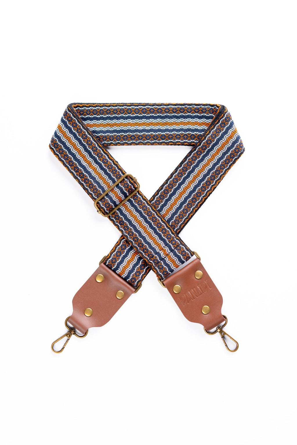 Handmade Panlipi Strap Loom Weave Lilaktob White Orange KalCam05 Camera Strap