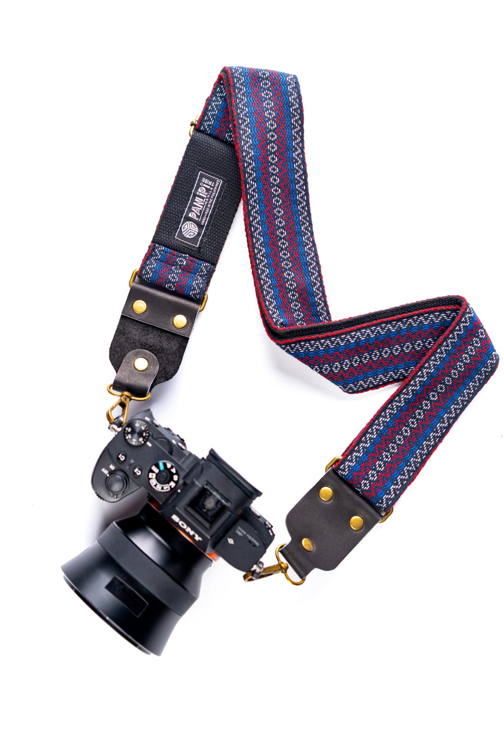 Handmade Panlipi Strap Loom Weave Lilaktob Blue KalCam30 Camera Strap
