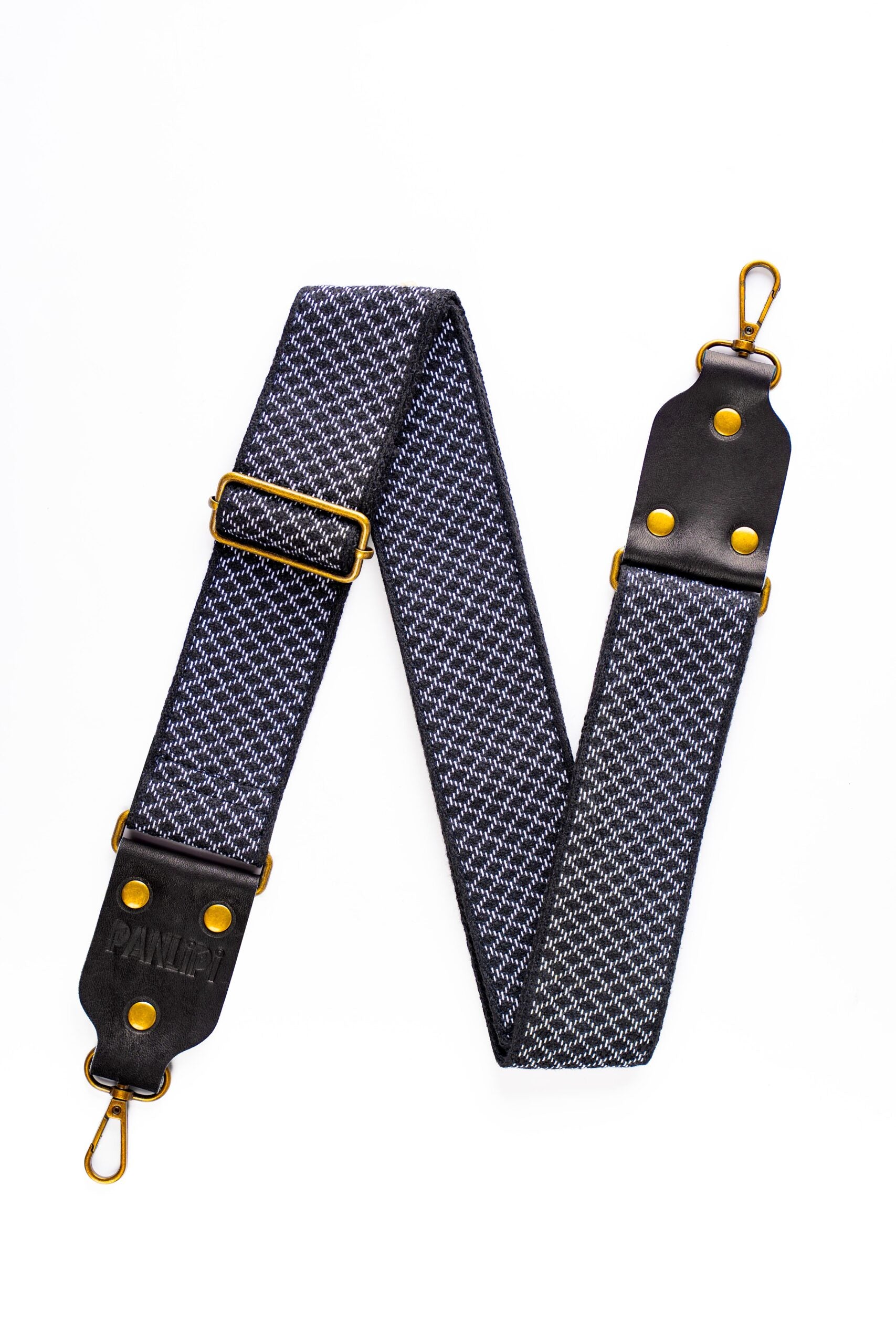 Handmade Panlipi Strap Loom Weave Lilaktob Wh BK KalCam32 Camera Strap