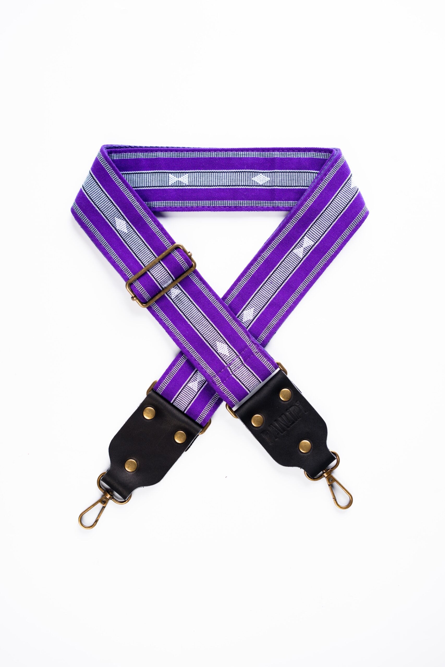 Handmade Panlipi Loom Weave Audrey Violet SagCam06 Camera Strap