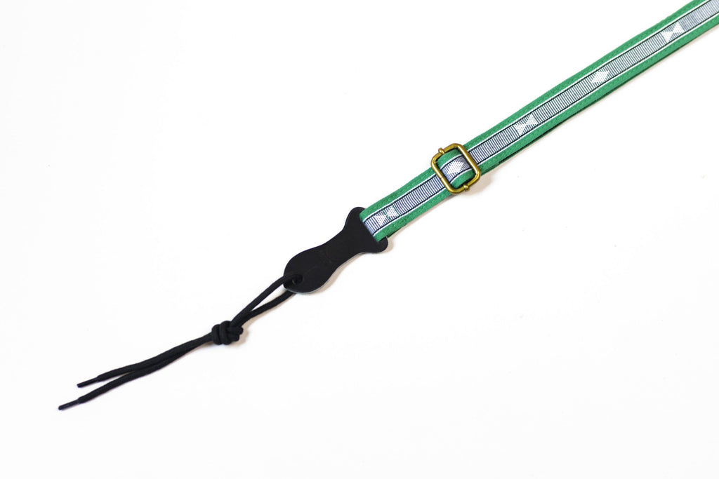 Handmade Panlipi Loom Weave Audrey Green Sagum01 Ukulele or Mandolin Strap