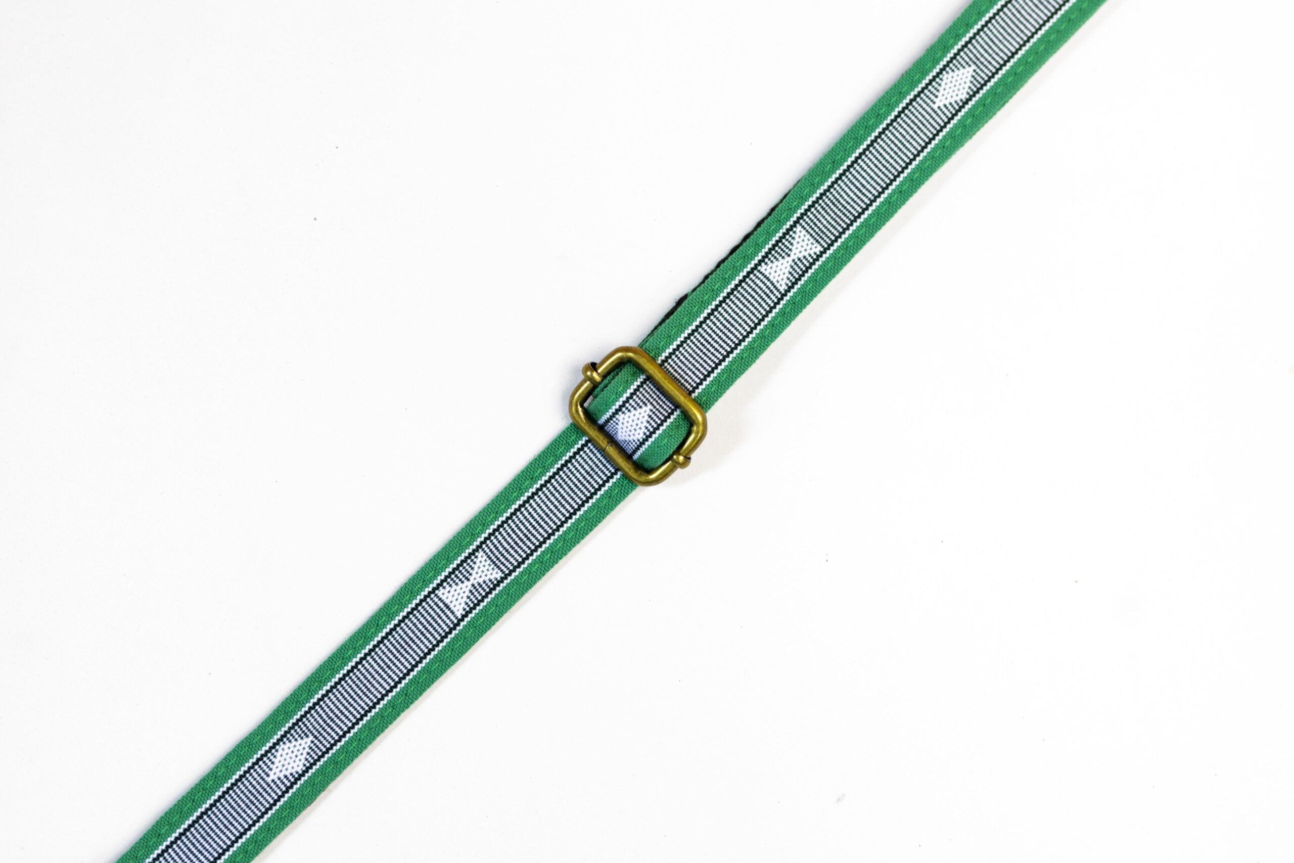 Handmade Panlipi Loom Weave Audrey Green Sagum01 Ukulele or Mandolin Strap