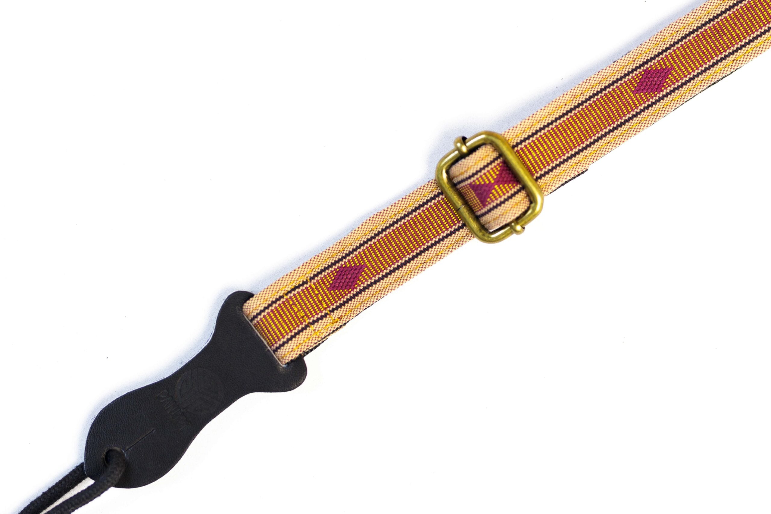 Handmade Panlipi Loom Weave Audrey Mocha Brown Sagum02 Ukulele or Mandolin Strap