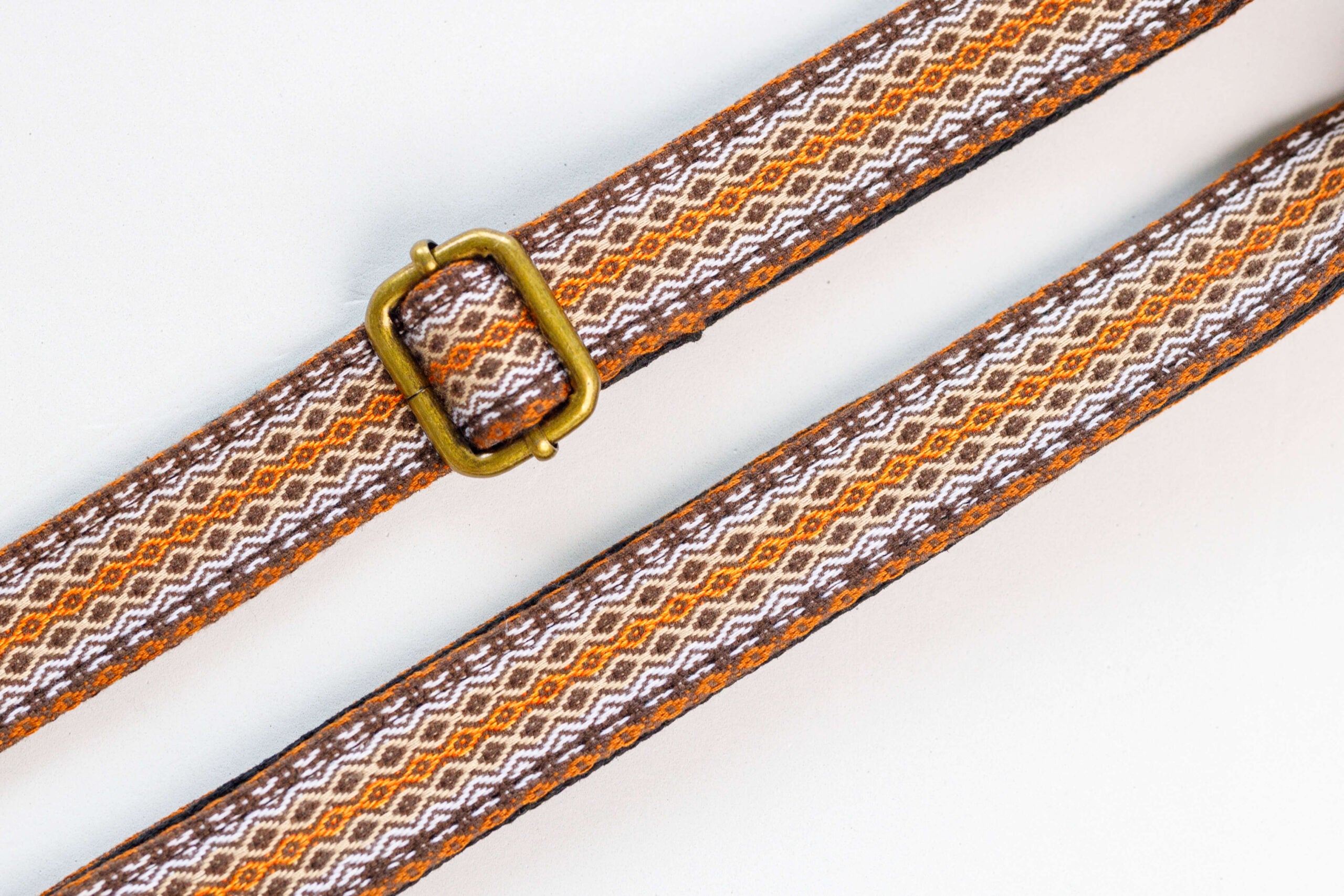 Handmade Panlipi Loom Weave Lilaktob Kalum02 Ukulele or Mandolin Strap