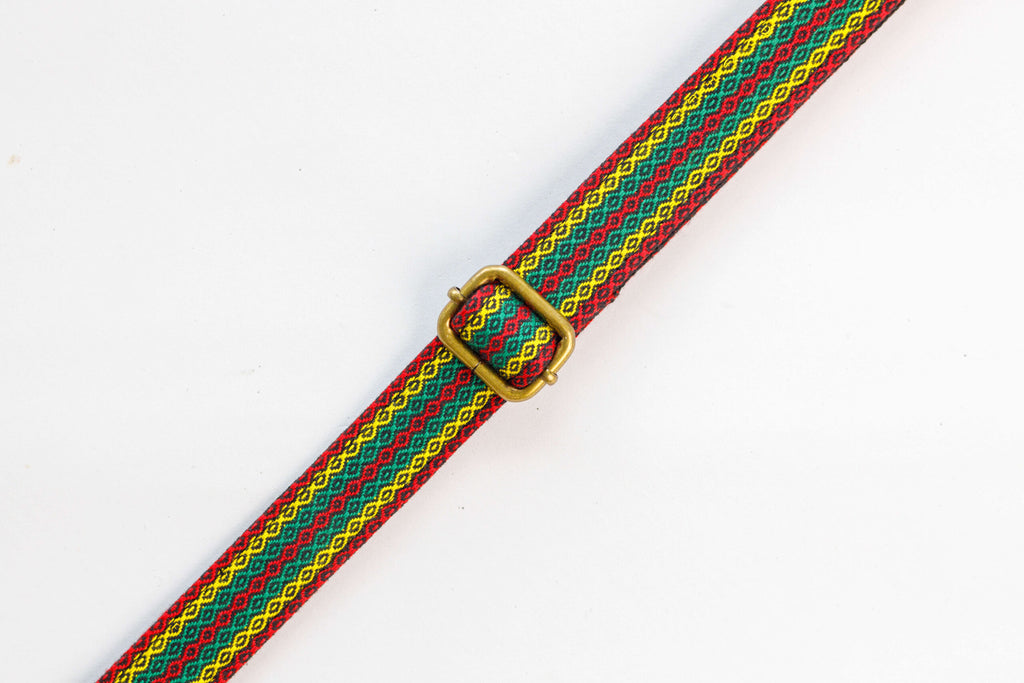 Handmade Panlipi Loom Weave Lilaktob Kalum01 Ukulele or Mandolin Strap