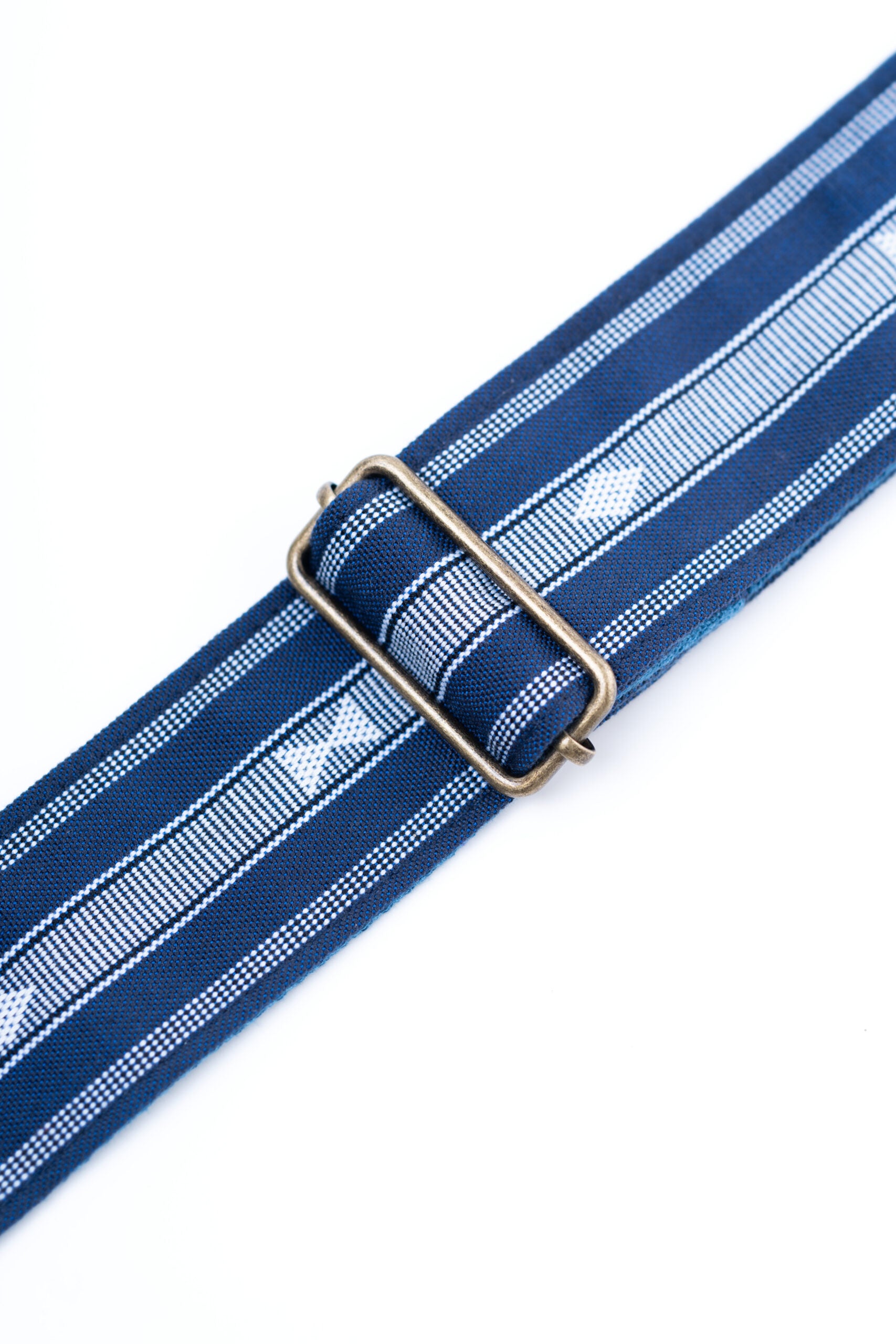 Handmade Panlipi Loom Weave Audrey Navy Blue SAG07A Guitar Strap