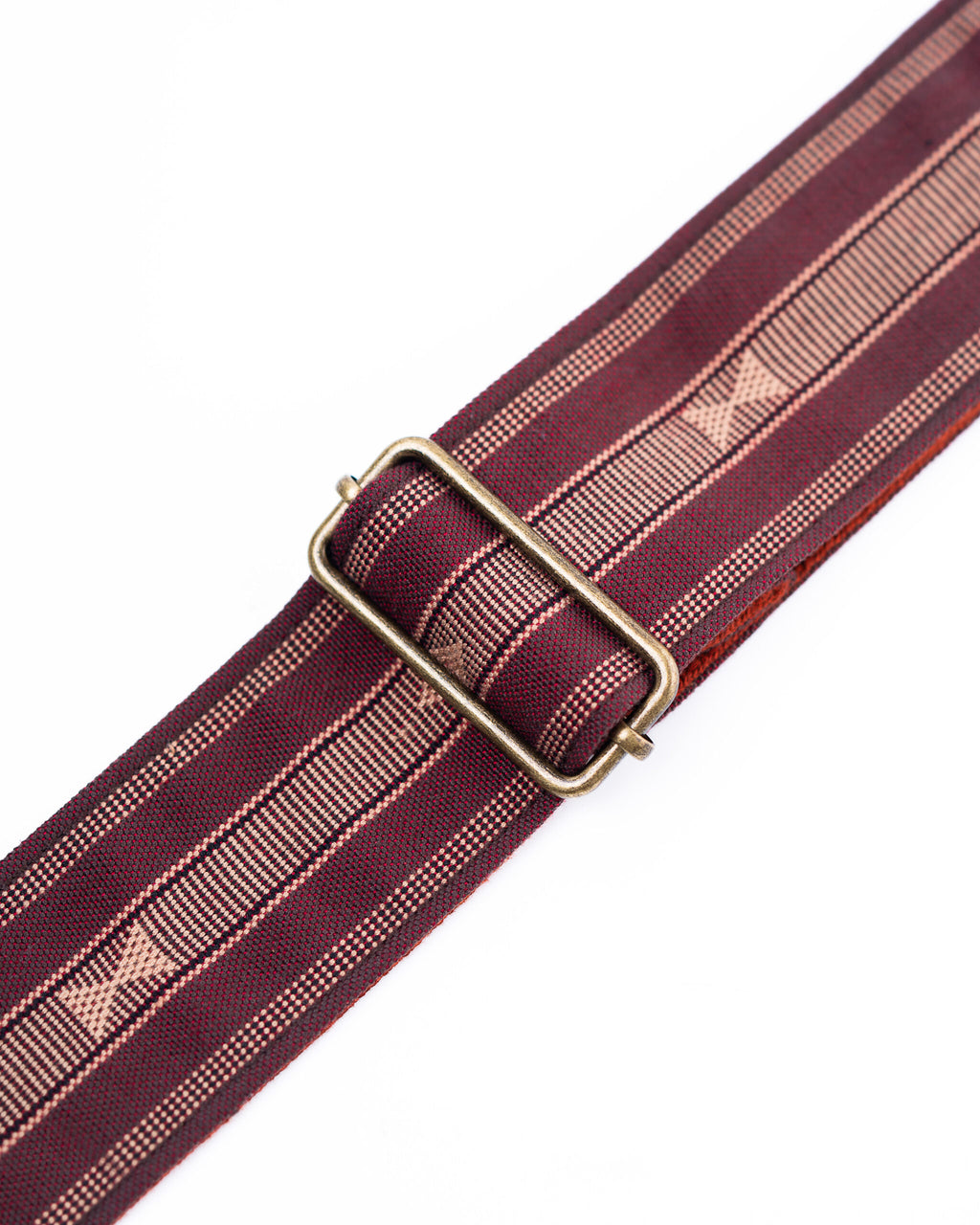 Handmade Panlipi Loom Weave Audrey Choco Beige SAG03A Guitar Strap