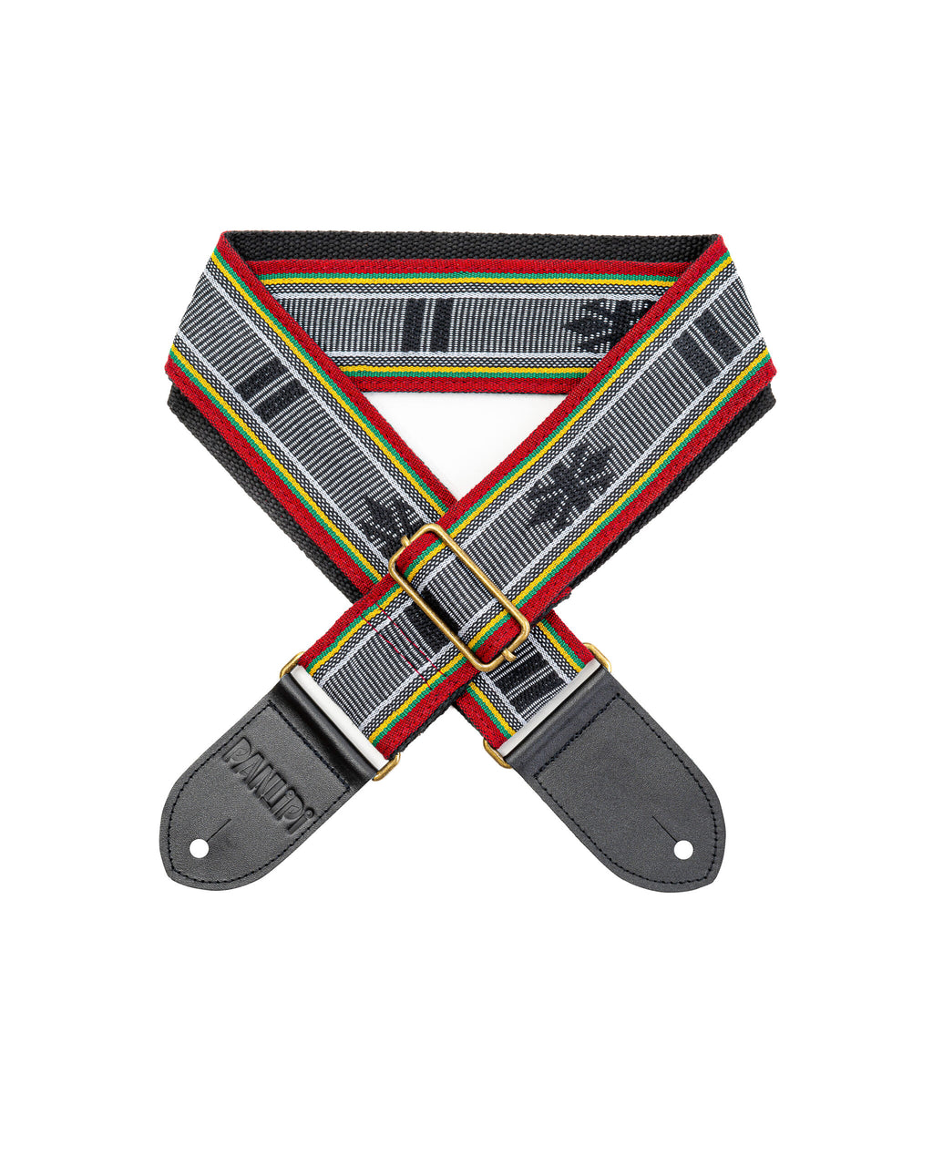 Handmade Panlipi Strap Loom Weave Colibangbang Red White Yellow BAGU02A Guitar Strap