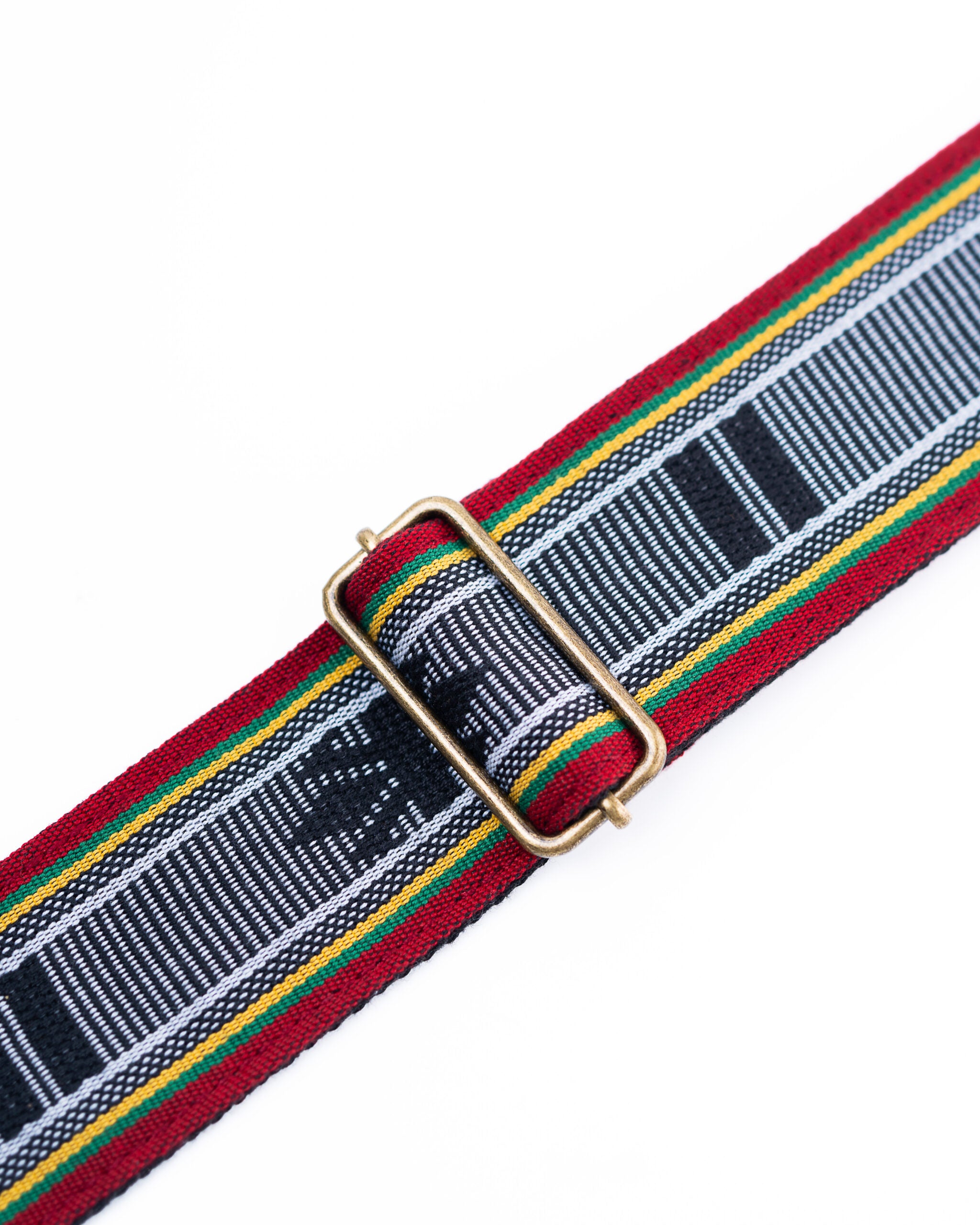 Handmade Panlipi Strap Loom Weave Colibangbang Red White Yellow BAGU02A Guitar Strap