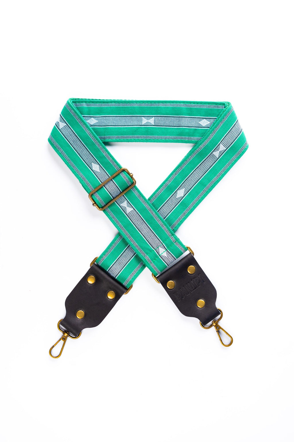 Handmade Panlipi Loom Weave Green SagCam04 Camera Strap