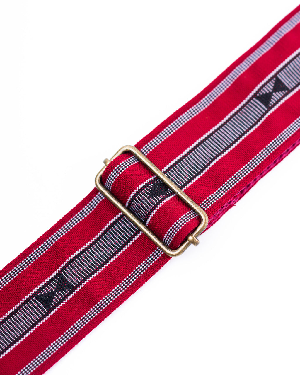 Handmade Panlipi Loom Weave Audrey Maroon SAG17A Guitar Strap