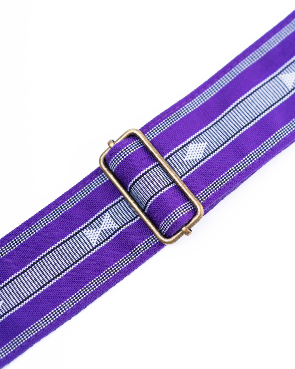 Handmade Panlipi Loom Weave Audrey Purple SAG14A Guitar Strap